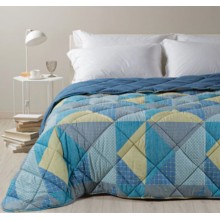 Trapunta Matrimoniale Caleffi Denim Blu