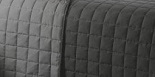 Copriletto Singolo Trapuntato Caleffi Modern - Antracite