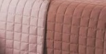 Copriletto Singolo Trapuntato Caleffi Modern - Rosa